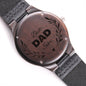 Watch, Wood, Leather-Best Dad Ever