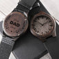 Watch, Wood, Leather-Best Dad Ever