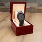 Watch, Wood, Leather-Best Dad Ever
