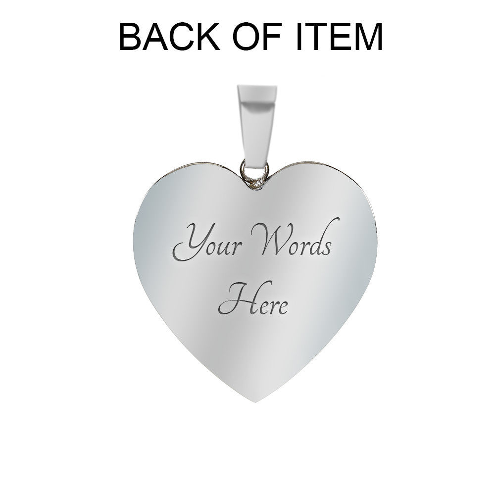 Personalized Heart Pendant Bracelet-Perfect for Mother's Day
