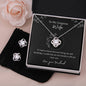 Bundle-Necklace, Earrings-Love Knot-Wife