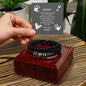 Bracelet, Leather with message card