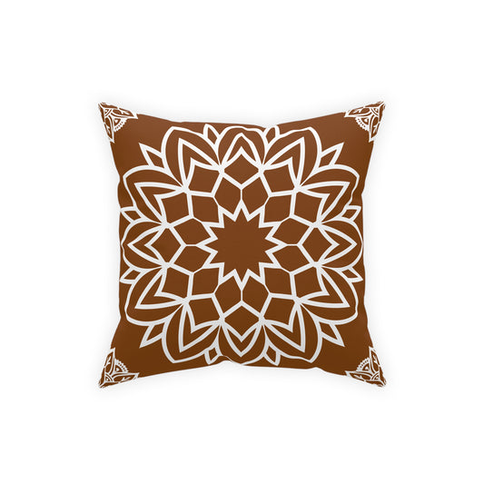 Broadcloth Mandala Design Pillow