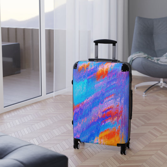 3 sizes Abstract Suitcase