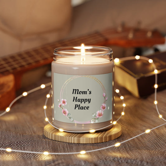 Mom's Happy Place-Scented Candle, 9oz