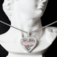 Personalized Heart Pendant Necklace-Perfect for Mother's Day