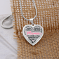 Personalized Heart Pendant Necklace-Perfect for Mother's Day