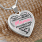 Personalized Heart Pendant Necklace-Perfect for Mother's Day