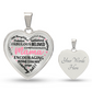 Personalized Heart Pendant Necklace-Perfect for Mother's Day