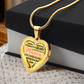 Personalized Heart Pendant Necklace-Perfect for Mother's Day