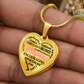 Personalized Heart Pendant Necklace-Perfect for Mother's Day