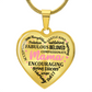 Personalized Heart Pendant Necklace-Perfect for Mother's Day