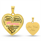 Personalized Heart Pendant Necklace-Perfect for Mother's Day
