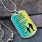 Personalized Luxury Dog Tag Necklace-Perfect for Mother's Day