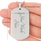 Necklace, Dog Tag-Daughter