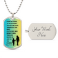 Personalized Luxury Dog Tag Necklace-Perfect for Mother's Day