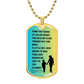 Personalized Luxury Dog Tag Necklace-Perfect for Mother's Day