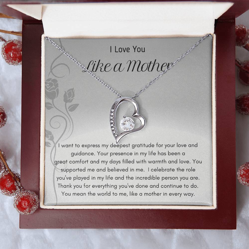 Necklace, Pendant, Heart-Like a Mother