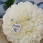 Personalized Heart Pendant Bracelet-Perfect for Mother's Day
