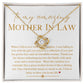 Necklace, Pendant, Love Knot-Mother in Law (from groom)