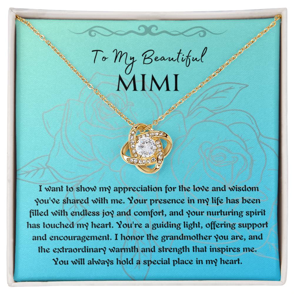 Necklace, Pendant, Love Knot-Mimi