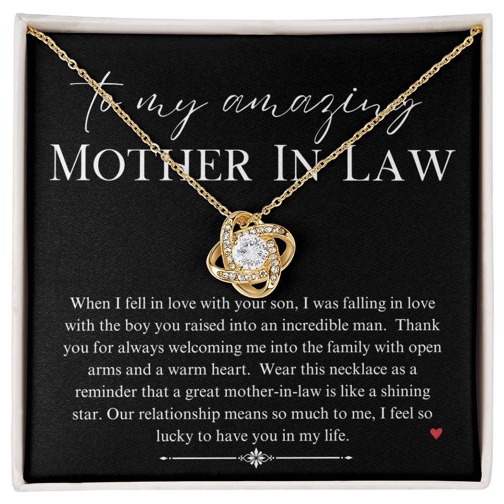 Necklace, Pendant, Love Knot-Mother in Law