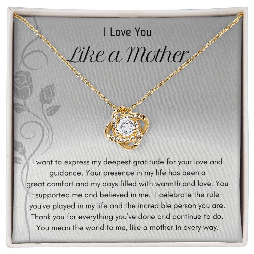 Necklace, Pendant, Love Knot-Like a Mother