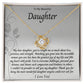 Necklace, Pendant, Love Knot-Daughter