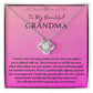 Necklace, Pendant, Love Knot-Grandma