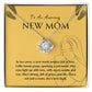 Necklace, Pendant, Love Knot-New Mom