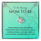 Necklace, Pendant, Love Knot-Mom to Be