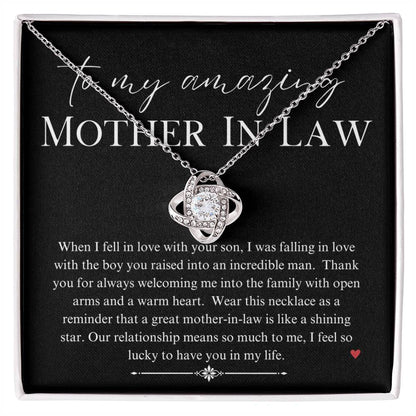 Necklace, Pendant, Love Knot-Mother in Law