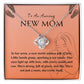 Necklace, Pendant, Love Knot-New Mom