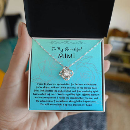 Necklace, Pendant, Love Knot-Mimi