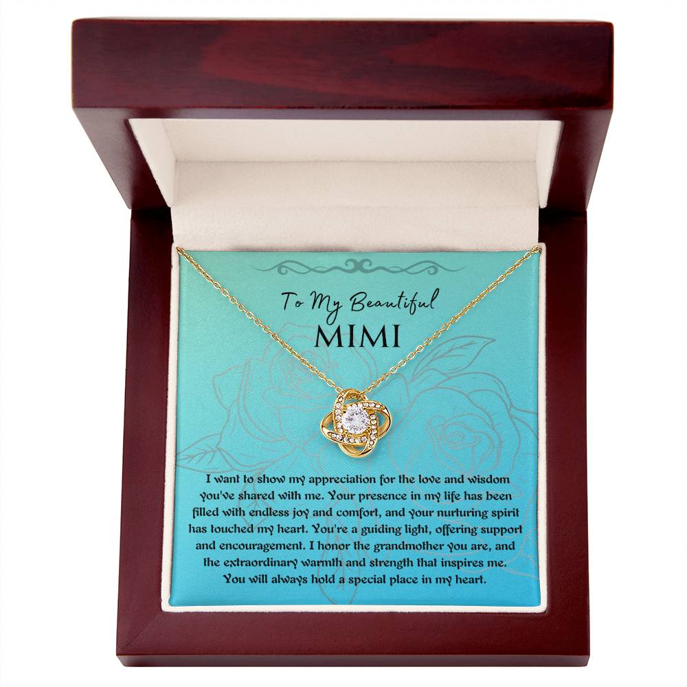 Necklace, Pendant, Love Knot-Mimi