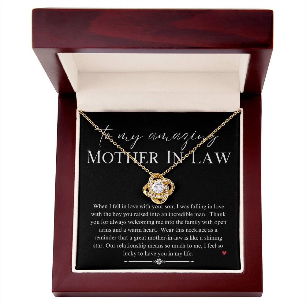 Necklace, Pendant, Love Knot-Mother in Law