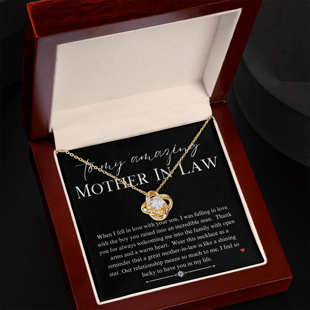 Necklace, Pendant, Love Knot-Mother in Law