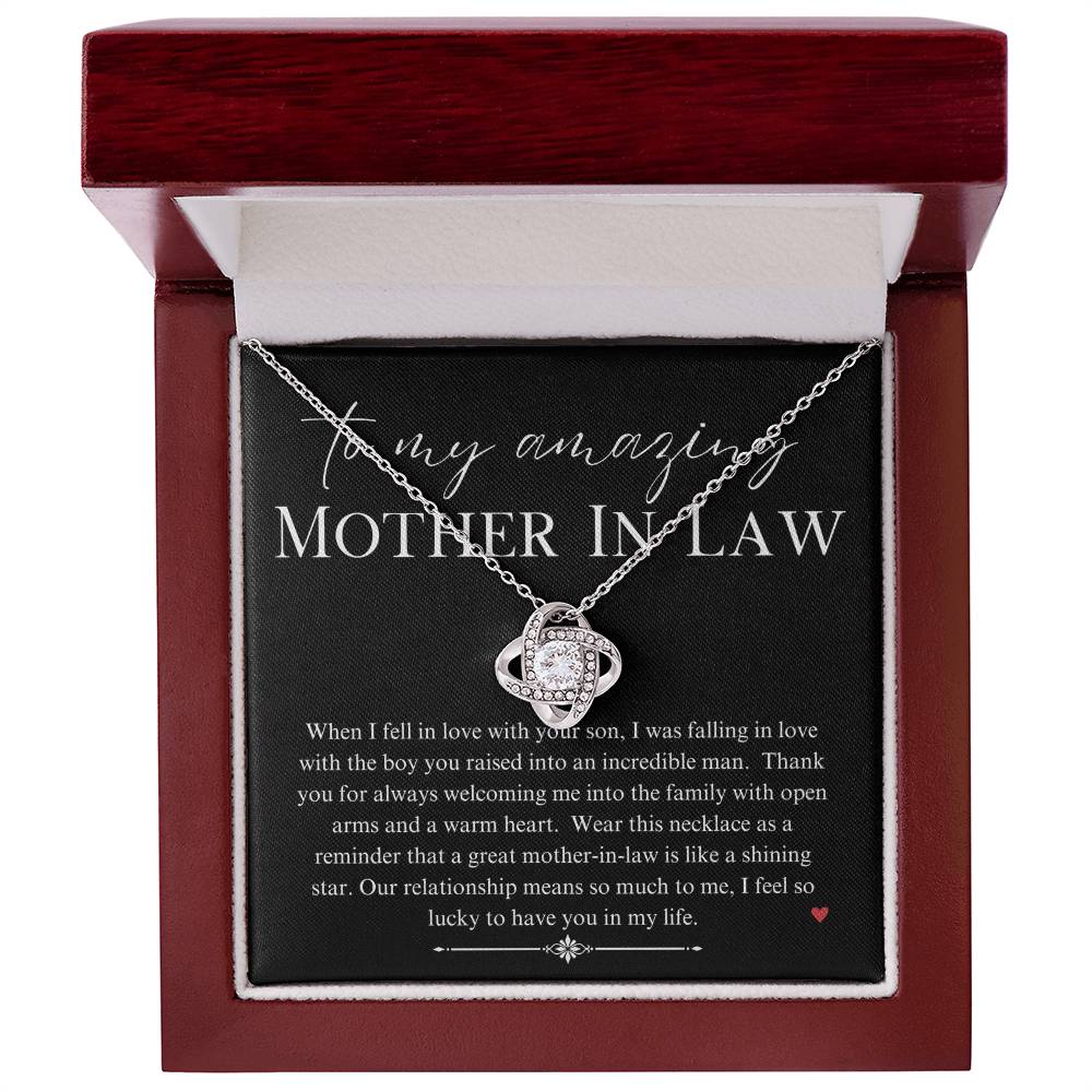 Necklace, Pendant, Love Knot-Mother in Law