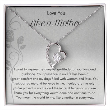 Necklace, Pendant, Heart-Like a Mother