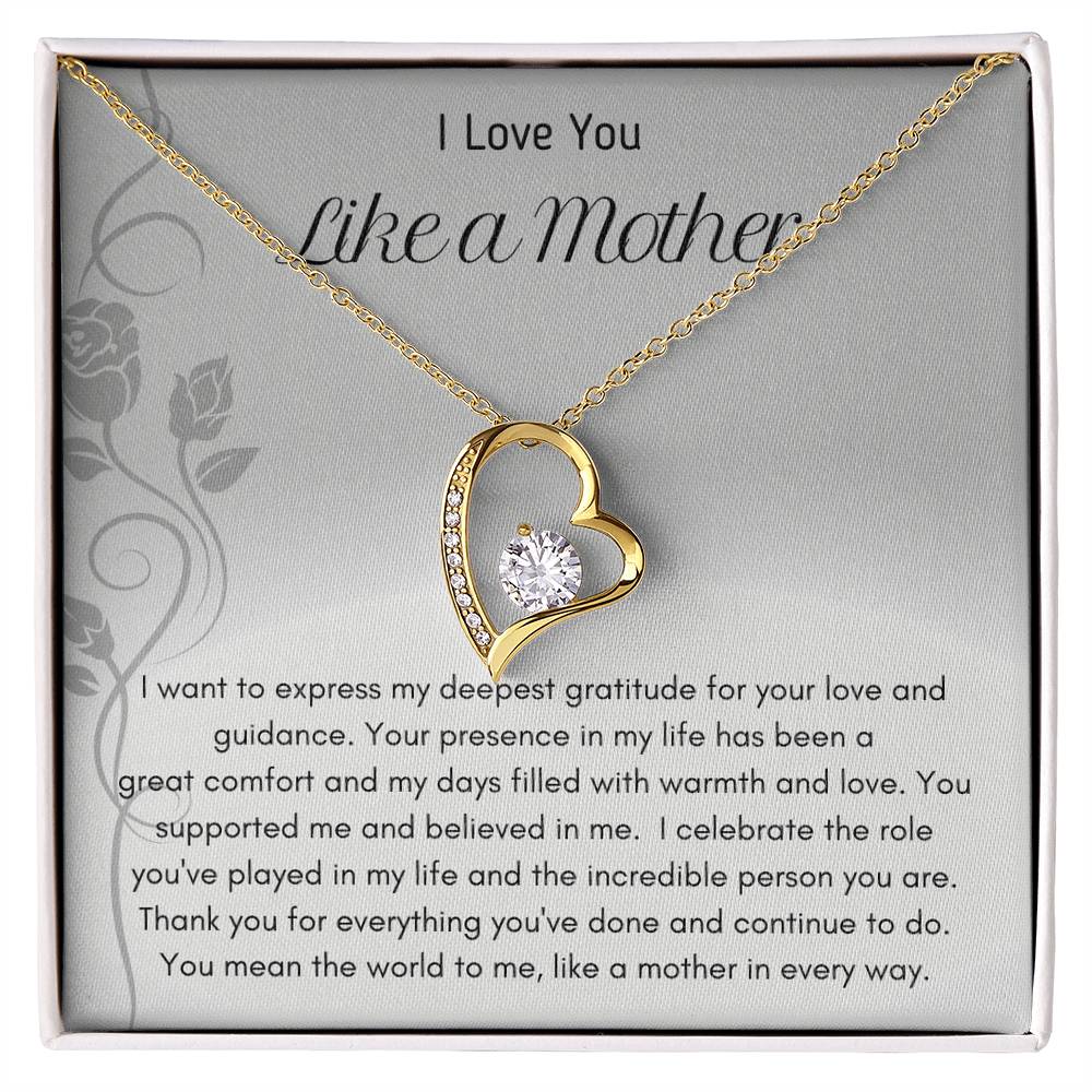 Necklace, Pendant, Heart-Like a Mother