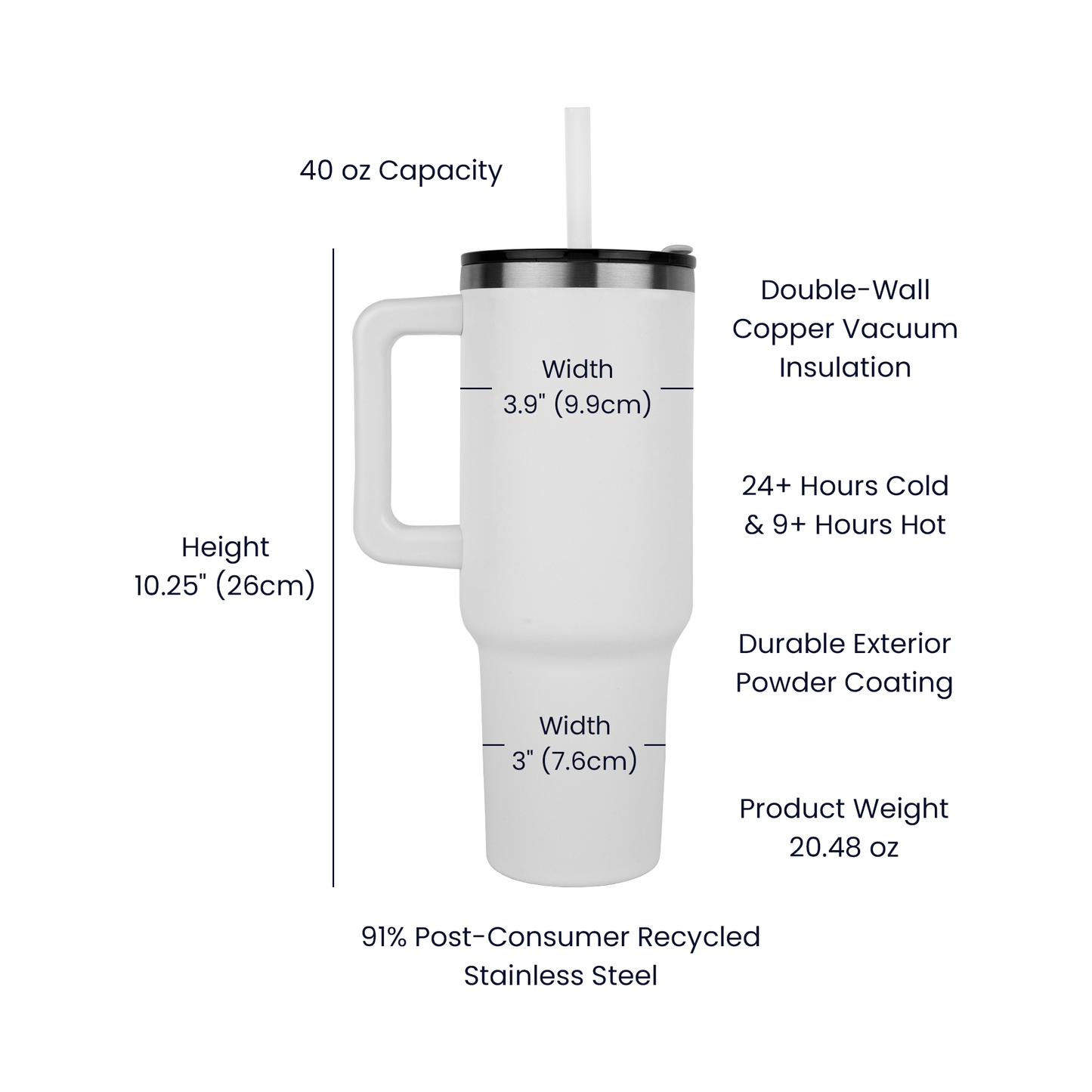 Tumbler, 40 oz-Zodiac